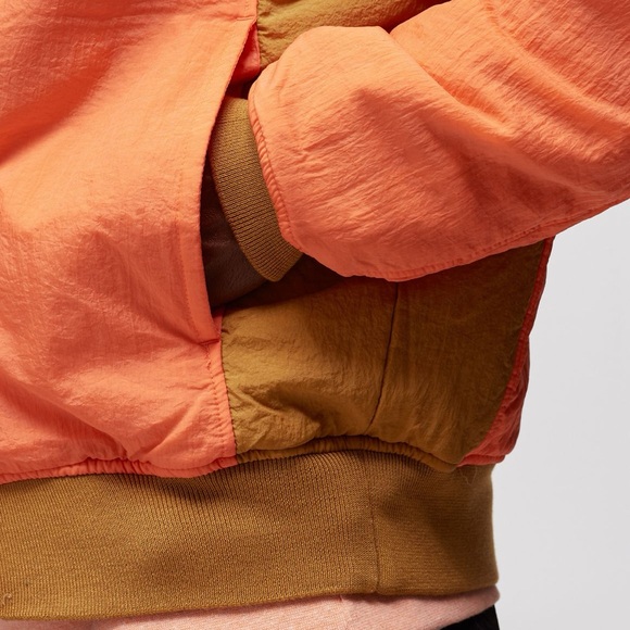 NWT - Jordan Flight Reversible Bomber Jacket - Men’s S - Wheat/Orange - Nvr worn - Picture 7 of 12